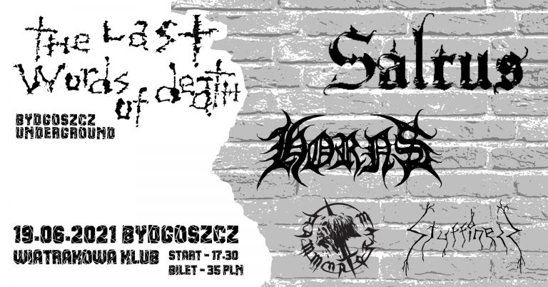 Bydgoszcz zmasakruje koncertami! Powraca kultowy cykl „The Last Words of Death”