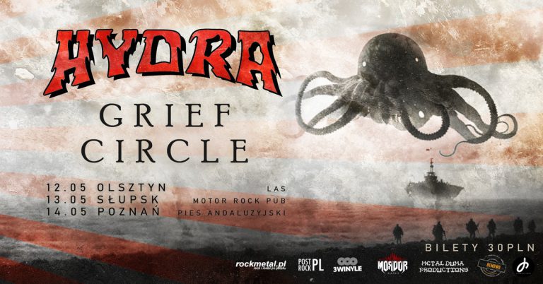 HYDRA rusza w pierwszą trasę z GRIEF CIRCLE